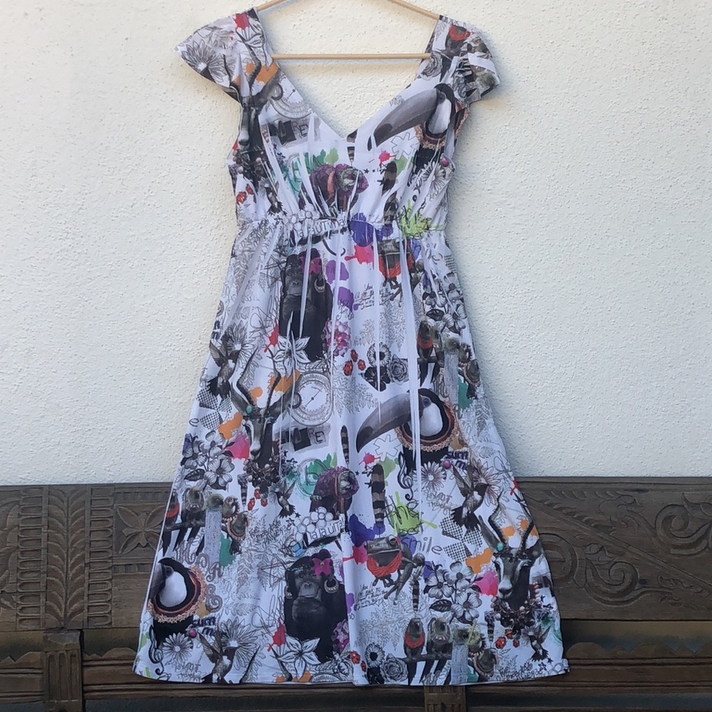 Desigual cap sleeve dress
